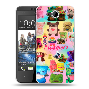 Силиконовый чехол на HTC Desire 300 с принтом Флагер Fuggler Силиконовый чехол на HTC Desire 300 с принтом Флагер Fuggler
