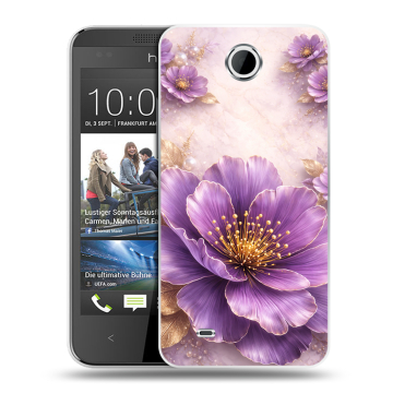 Силиконовый чехол на HTC Desire 300 с принтом женский Силиконовый чехол на HTC Desire 300 с принтом женский