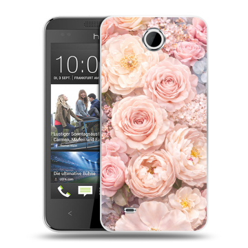 Силиконовый чехол на HTC Desire 300 с принтом женский Силиконовый чехол на HTC Desire 300 с принтом женский