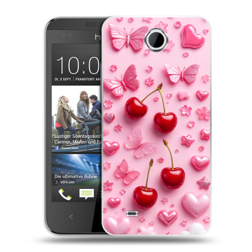 Силиконовый чехол на HTC Desire 300 с принтом для девочек Силиконовый чехол на HTC Desire 300 с принтом для девочек