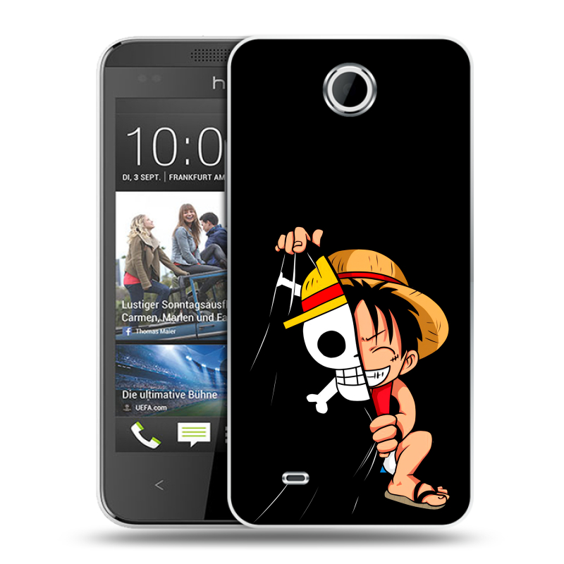 Силиконовый чехол на HTC Desire 300 с принтом One Piece Ван Пис Силиконовый чехол на HTC Desire 300 с принтом One Piece Ван Пис