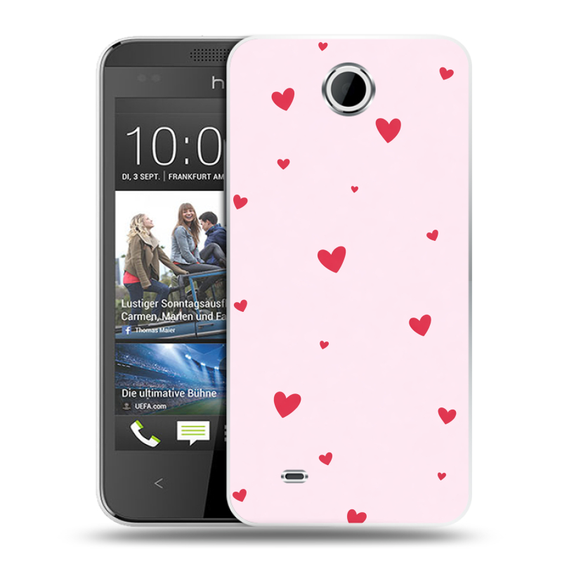 Силиконовый чехол на HTC Desire 300 с принтом для девочек Силиконовый чехол на HTC Desire 300 с принтом для девочек