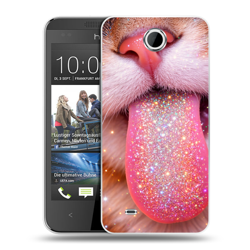 Силиконовый чехол на HTC Desire 300 с принтом для девочек Силиконовый чехол на HTC Desire 300 с принтом для девочек
