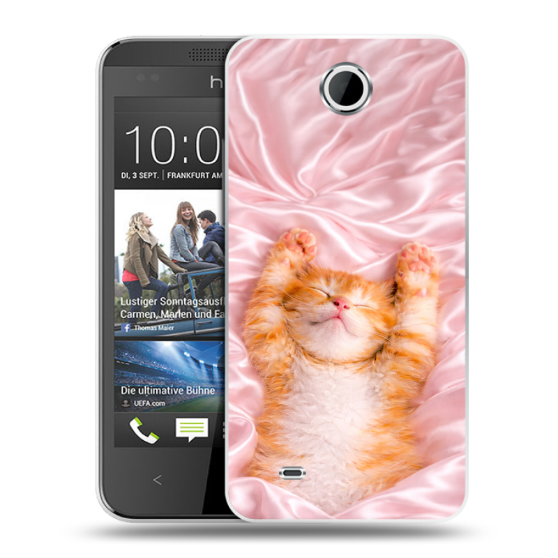 Силиконовый чехол на HTC Desire 300 с принтом женский Силиконовый чехол на HTC Desire 300 с принтом женский