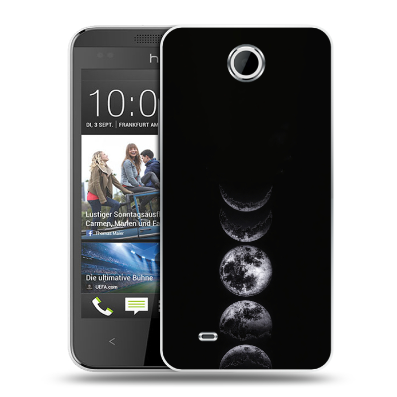 Силиконовый чехол на HTC Desire 300 с принтом женский Силиконовый чехол на HTC Desire 300 с принтом женский