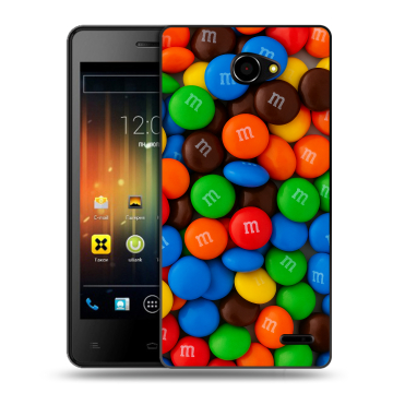 Пластиковый чехол на Fly IQ4403 Energie 3 с принтом Конфеты Пластиковый чехол на Fly IQ4403 Energie 3 с принтом Конфеты