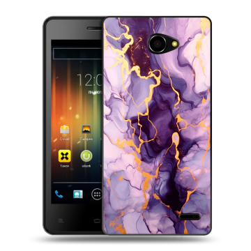 Пластиковый чехол на Fly Iq4403 Energie 3 с принтом Мрамор Пластиковый чехол на Fly Iq4403 Energie 3 с принтом Мрамор