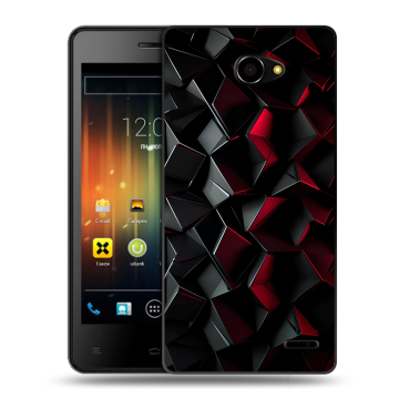 Пластиковый чехол на Fly Iq4403 Energie 3 с принтом Абстракция Пластиковый чехол на Fly Iq4403 Energie 3 с принтом Абстракция