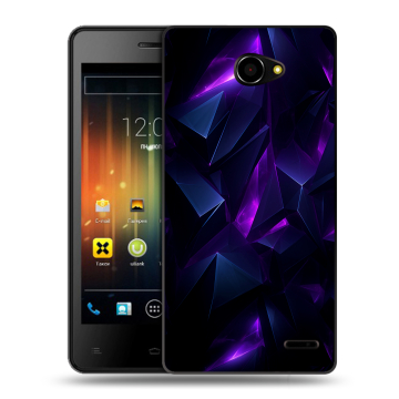 Пластиковый чехол на Fly Iq4403 Energie 3 с принтом Абстракиция