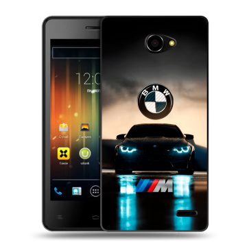 Пластиковый чехол на Fly Iq4403 Energie 3 с принтом БМВ BMW