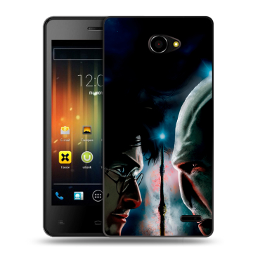 Пластиковый чехол на Fly Iq4403 Energie 3 с принтом Гарри Поттер Harry Potter