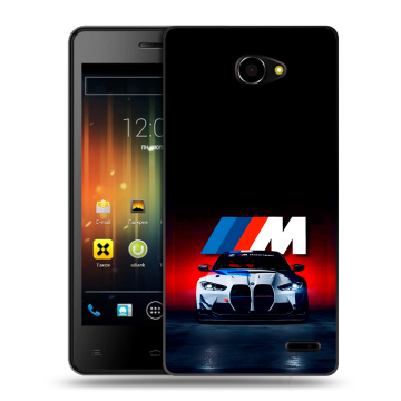 Пластиковый чехол на Fly Iq4403 Energie 3 с принтом БМВ BMW