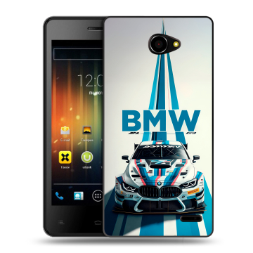 Пластиковый чехол на Fly Iq4403 Energie 3 с принтом БМВ BMW Пластиковый чехол на Fly Iq4403 Energie 3 с принтом БМВ BMW