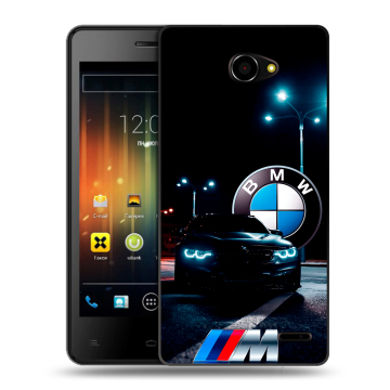 Пластиковый чехол на Fly Iq4403 Energie 3 с принтом БМВ BMW