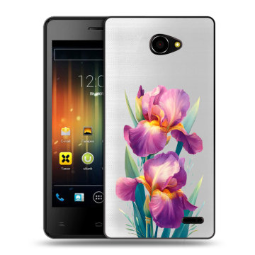 Пластиковый чехол на Fly Iq4403 Energie 3 с принтом Цветы орхидеи