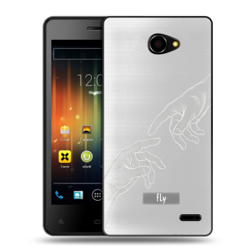 Пластиковый чехол на Fly Iq4403 Energie 3 с принтом Сотворение мира