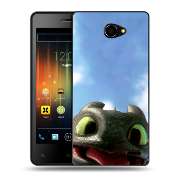 Пластиковый чехол на Fly Iq4403 Energie 3 с принтом Как приручить дракона Пластиковый чехол на Fly Iq4403 Energie 3 с принтом Как приручить дракона