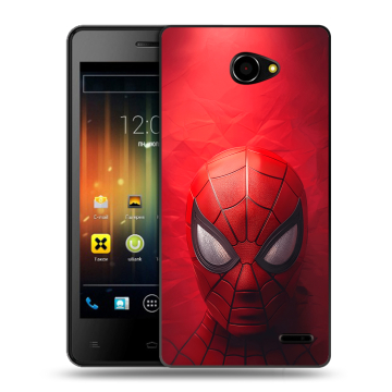 Пластиковый чехол на Fly Iq4403 Energie 3 с принтом Spiderman Человек паук