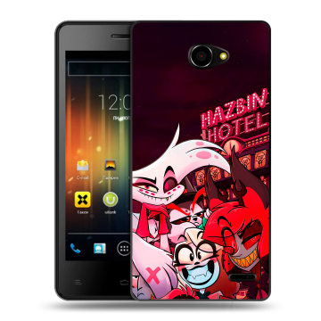 Пластиковый чехол на Fly Iq4403 Energie 3 с принтом Hazbin Hotel Отель Хазбин Пластиковый чехол на Fly Iq4403 Energie 3 с принтом Hazbin Hotel Отель Хазбин