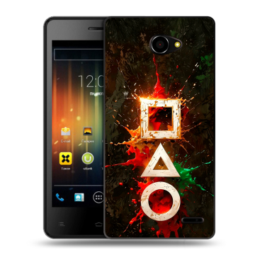 Пластиковый чехол на Fly Iq4403 Energie 3 с принтом Squid Game Игра кальмара Пластиковый чехол на Fly Iq4403 Energie 3 с принтом Squid Game Игра кальмара