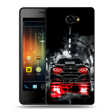 Пластиковый чехол на Fly Iq4403 Energie 3 с принтом BMW БМВ