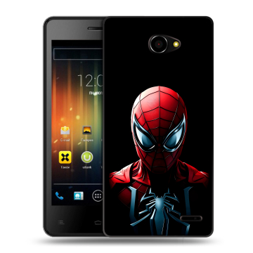 Пластиковый чехол на Fly Iq4403 Energie 3 с принтом Spiderman Человек паук