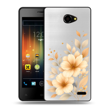 Пластиковый чехол на Fly Iq4403 Energie 3 с принтом для девушки