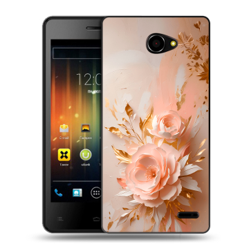 Пластиковый чехол на Fly Iq4403 Energie 3 с принтом женский