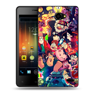 Пластиковый чехол на Fly Iq4403 Energie 3 с принтом Gravity Falls Гравити Фолз Пластиковый чехол на Fly Iq4403 Energie 3 с принтом Gravity Falls Гравити Фолз