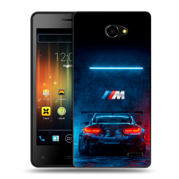 Пластиковый чехол на Fly Iq4403 Energie 3 с принтом BMW БМВ Пластиковый чехол на Fly Iq4403 Energie 3 с принтом BMW БМВ
