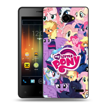 Пластиковый чехол на Fly Iq4403 Energie 3 с принтом My little pony Дружба чудо
