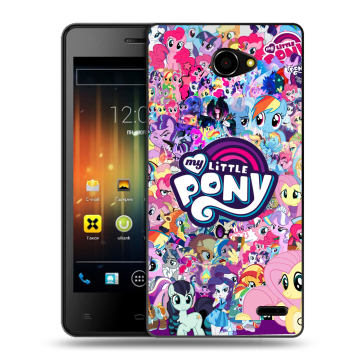 Пластиковый чехол на Fly Iq4403 Energie 3 с принтом My little pony Дружба чудо Пластиковый чехол на Fly Iq4403 Energie 3 с принтом My little pony Дружба чудо