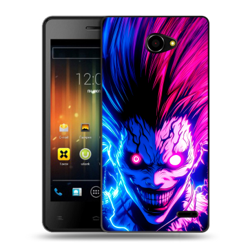 Пластиковый чехол на Fly Iq4403 Energie 3 с принтом Death note Тетрадь смерти
