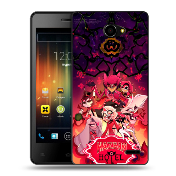 Пластиковый чехол на Fly Iq4403 Energie 3 с принтом Hazbin Hotel Отель Хазбин Пластиковый чехол на Fly Iq4403 Energie 3 с принтом Hazbin Hotel Отель Хазбин