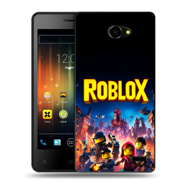 Пластиковый чехол на Fly Iq4403 Energie 3 с принтом Roblox Роблокс Пластиковый чехол на Fly Iq4403 Energie 3 с принтом Roblox Роблокс