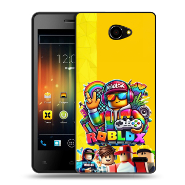 Пластиковый чехол на Fly Iq4403 Energie 3 с принтом Roblox Роблокс Пластиковый чехол на Fly Iq4403 Energie 3 с принтом Roblox Роблокс