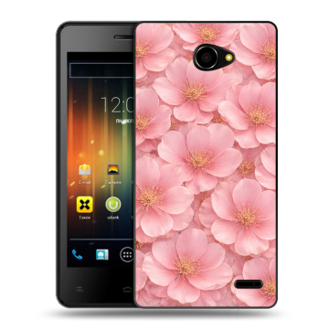 Пластиковый чехол на Fly Iq4403 Energie 3 с принтом женский