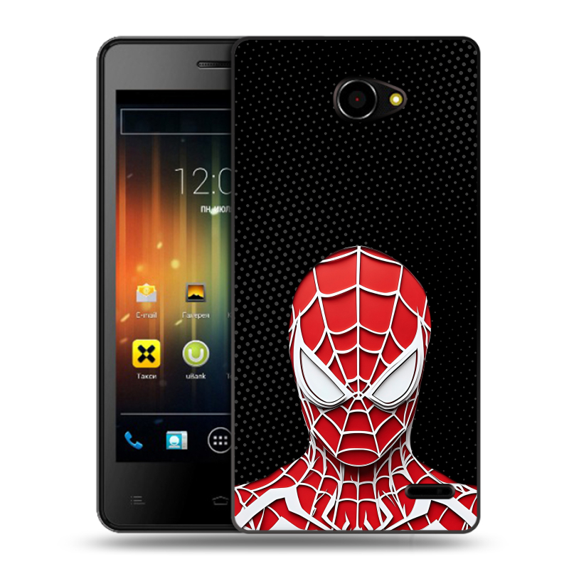 Пластиковый чехол на Fly Iq4403 Energie 3 с принтом человек паук spiderman Пластиковый чехол на Fly Iq4403 Energie 3 с принтом человек паук spiderman
