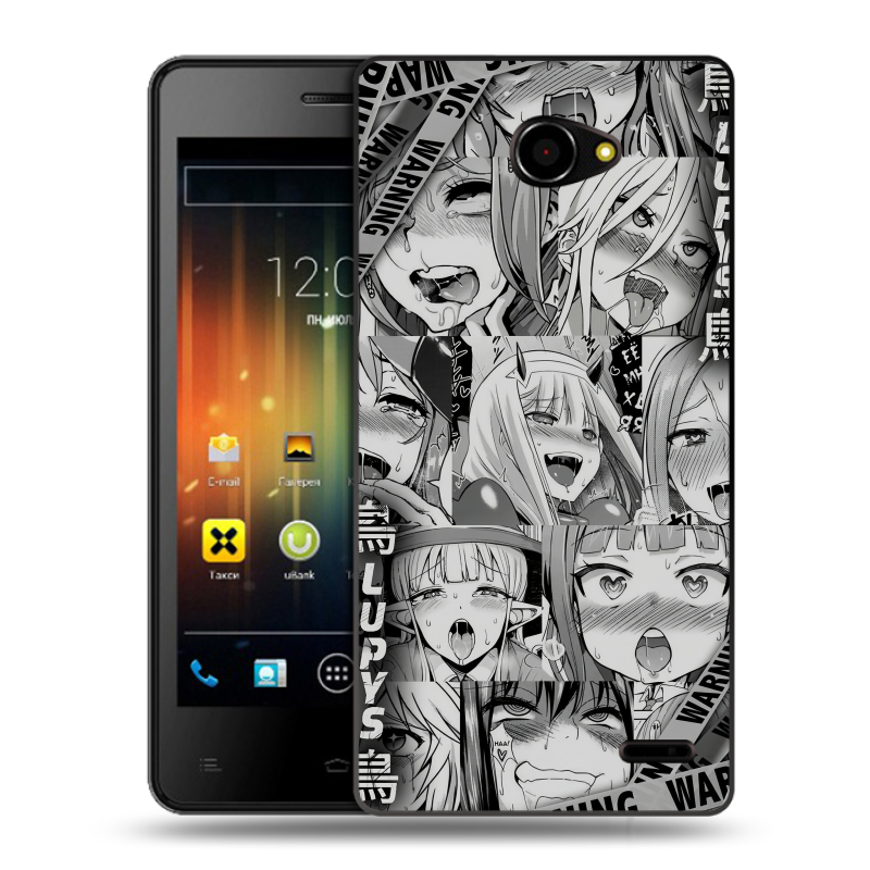 Пластиковый чехол на Fly Iq4403 Energie 3 с принтом Ahegao Ахегао Аниме Пластиковый чехол на Fly Iq4403 Energie 3 с принтом Ahegao Ахегао Аниме