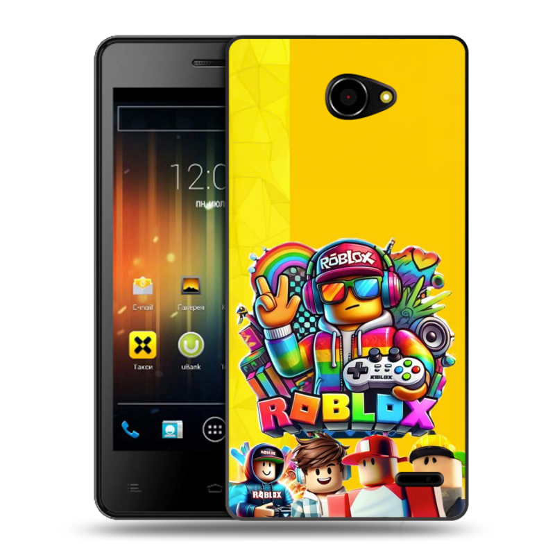 Пластиковый чехол на Fly Iq4403 Energie 3 с принтом Roblox Роблокс Пластиковый чехол на Fly Iq4403 Energie 3 с принтом Roblox Роблокс