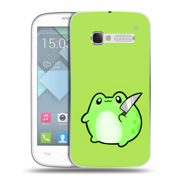 Пластиковый чехол на Alcatel One Touch Pop C5 с принтом Лягушенок Пластиковый чехол на Alcatel One Touch Pop C5 с принтом Лягушенок