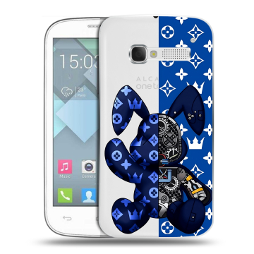 Пластиковый чехол на Alcatel One Touch Pop C5 с принтом Луи робот Пластиковый чехол на Alcatel One Touch Pop C5 с принтом Луи робот