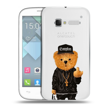 Пластиковый чехол на Alcatel One Touch Pop C5 с принтом Плюшевый медведь Пластиковый чехол на Alcatel One Touch Pop C5 с принтом Плюшевый медведь