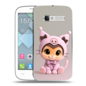 Пластиковый чехол на Alcatel One Touch Pop C5 с принтом Куроми Kuromi 