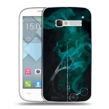Пластиковый чехол на Alcatel One Touch Pop C5 с принтом Гарри Поттер Harry Potter