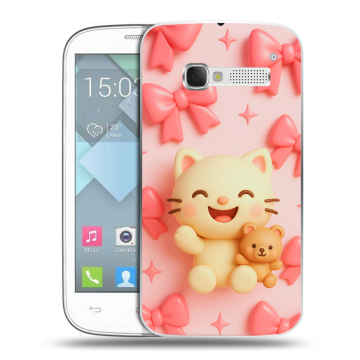 Пластиковый чехол на Alcatel One Touch Pop C5 с принтом для девочек Пластиковый чехол на Alcatel One Touch Pop C5 с принтом для девочек