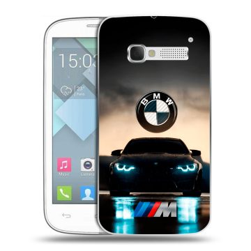 Пластиковый чехол на Alcatel One Touch Pop C5 с принтом БМВ BMW Пластиковый чехол на Alcatel One Touch Pop C5 с принтом БМВ BMW
