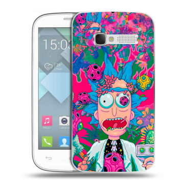 Пластиковый чехол на Alcatel One Touch Pop C5 с принтом Рик и Морти Rick Morty Пластиковый чехол на Alcatel One Touch Pop C5 с принтом Рик и Морти Rick Morty