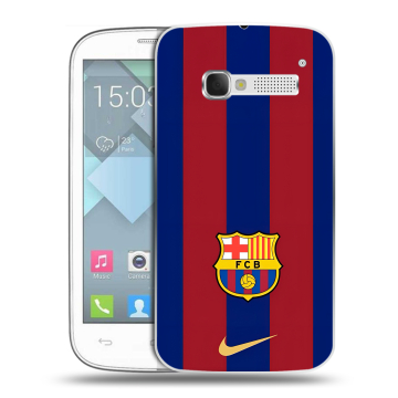 Пластиковый чехол на Alcatel One Touch Pop C5 с принтом Барселона Barcelona Пластиковый чехол на Alcatel One Touch Pop C5 с принтом Барселона Barcelona