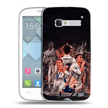 Пластиковый чехол на Alcatel One Touch Pop C5 с принтом Реал Роналдо Real Ronaldo Пластиковый чехол на Alcatel One Touch Pop C5 с принтом Реал Роналдо Real Ronaldo